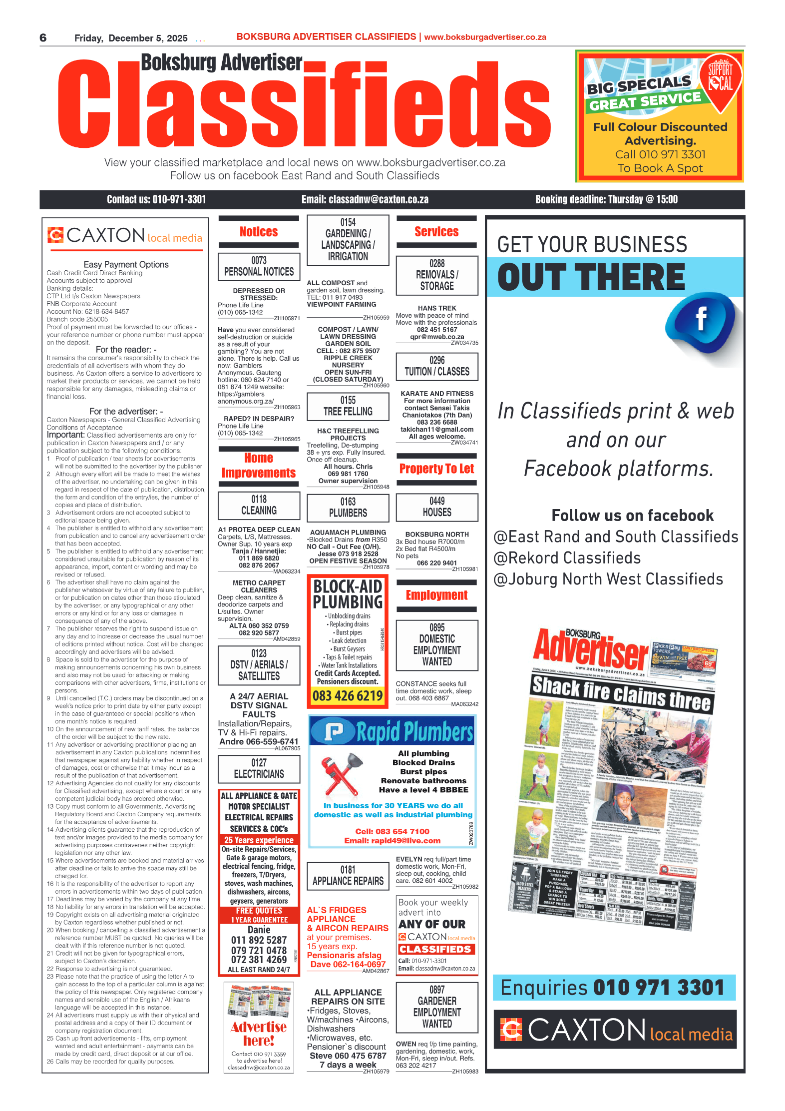 Boksburg Advertiser 5 December 2025 page 6