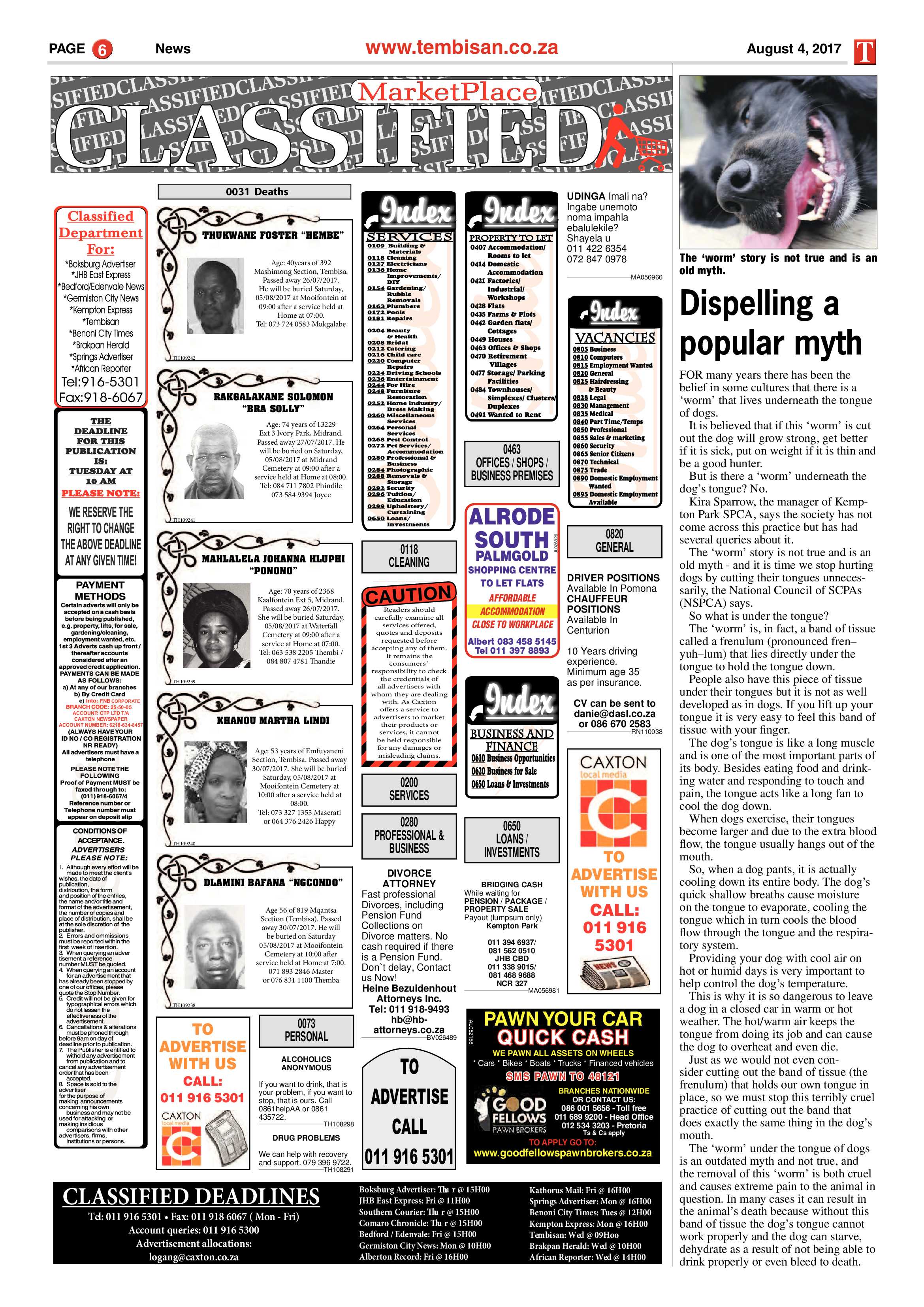 Tembisan 07 August 2017 page 6