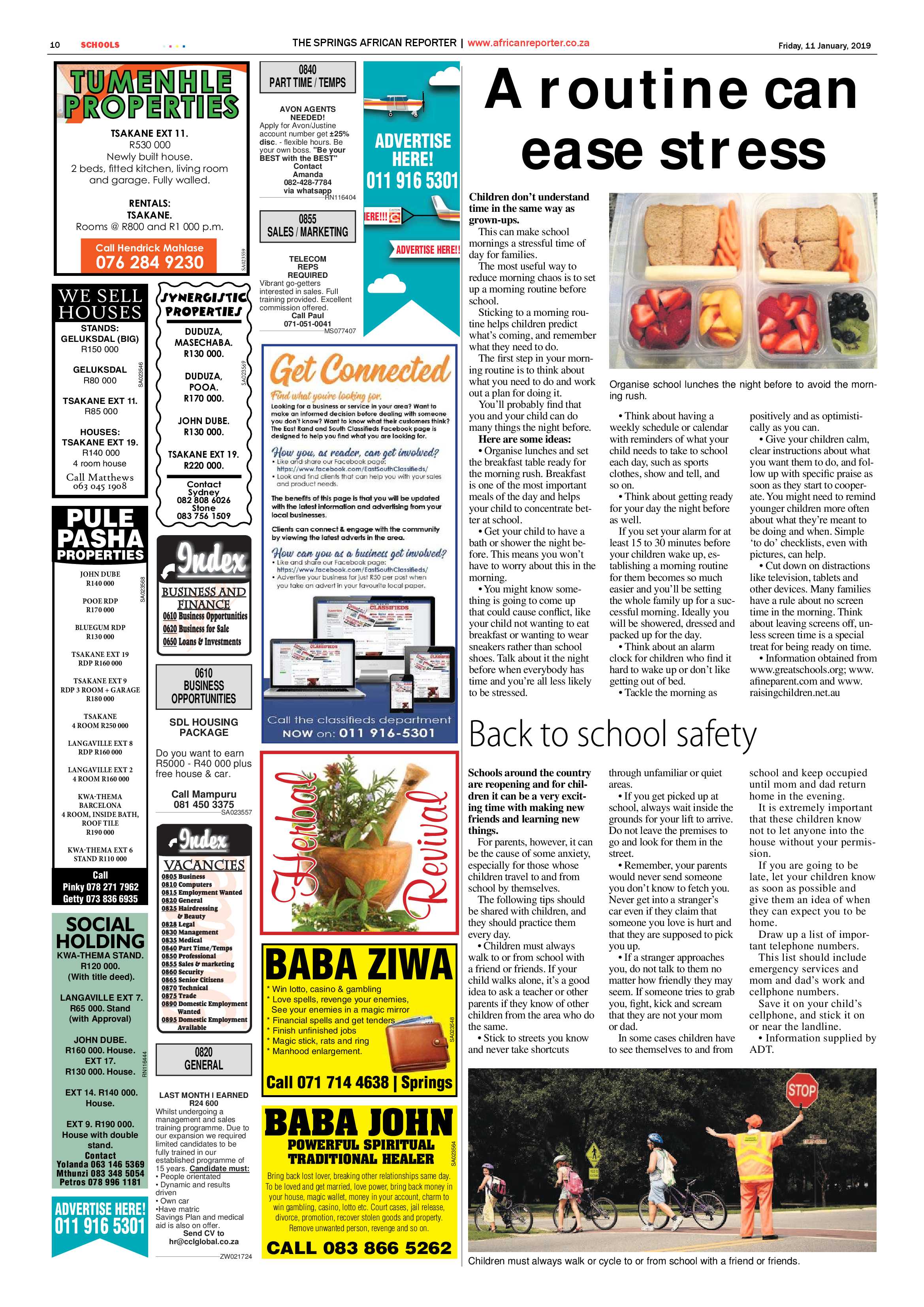 The African Reporter 11 January 2019 page 10