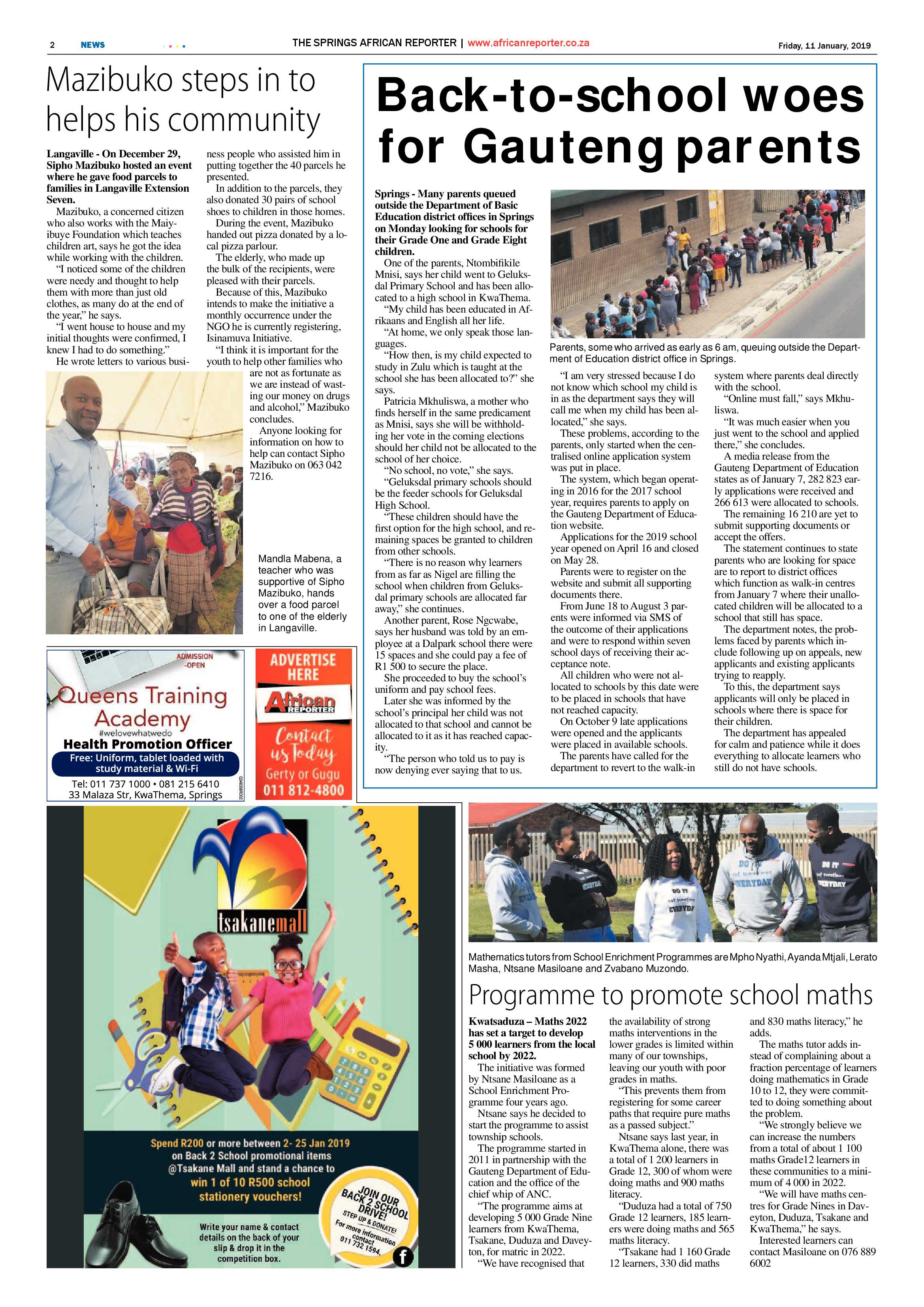 The African Reporter 11 January 2019 page 2