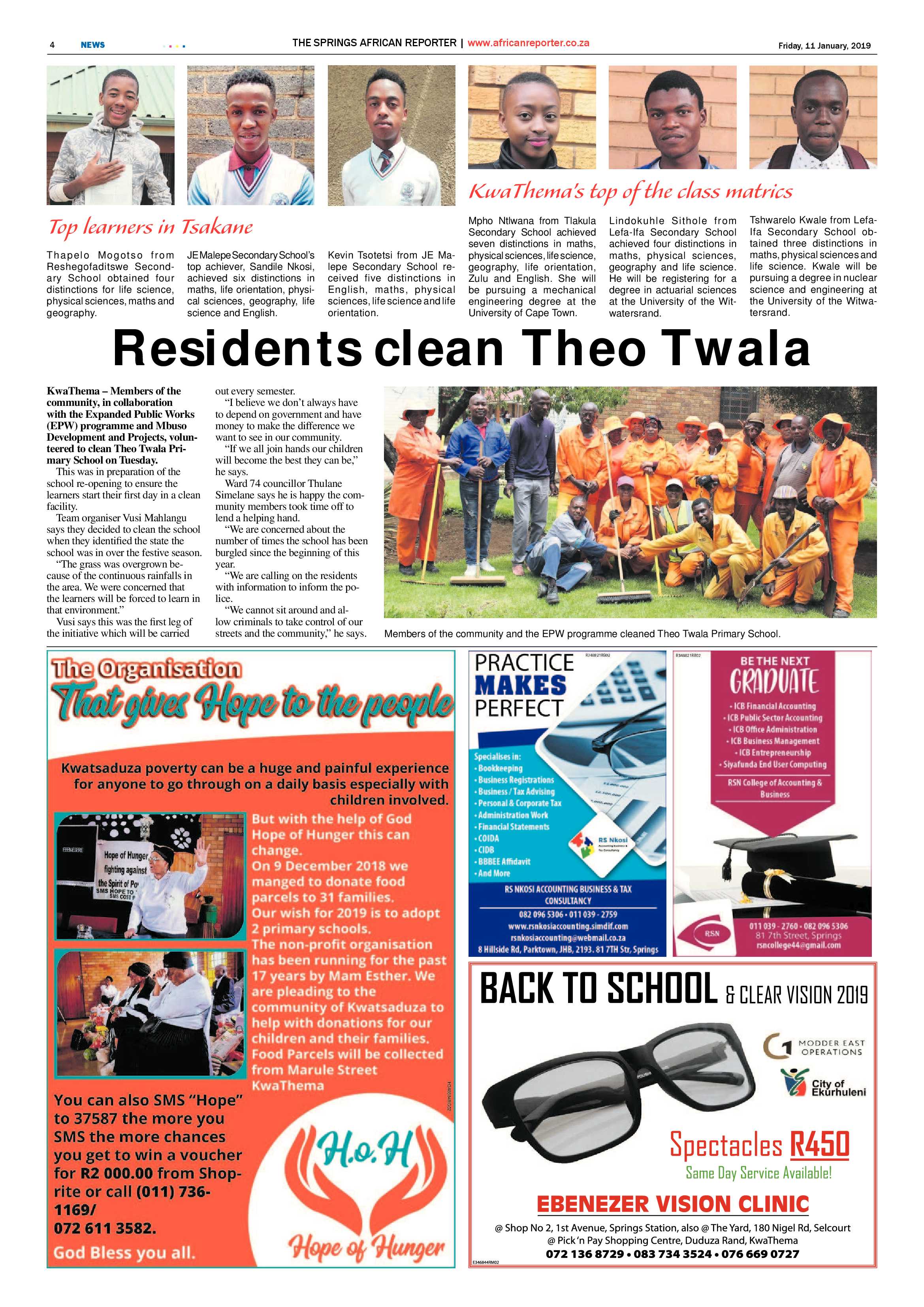 The African Reporter 11 January 2019 page 4