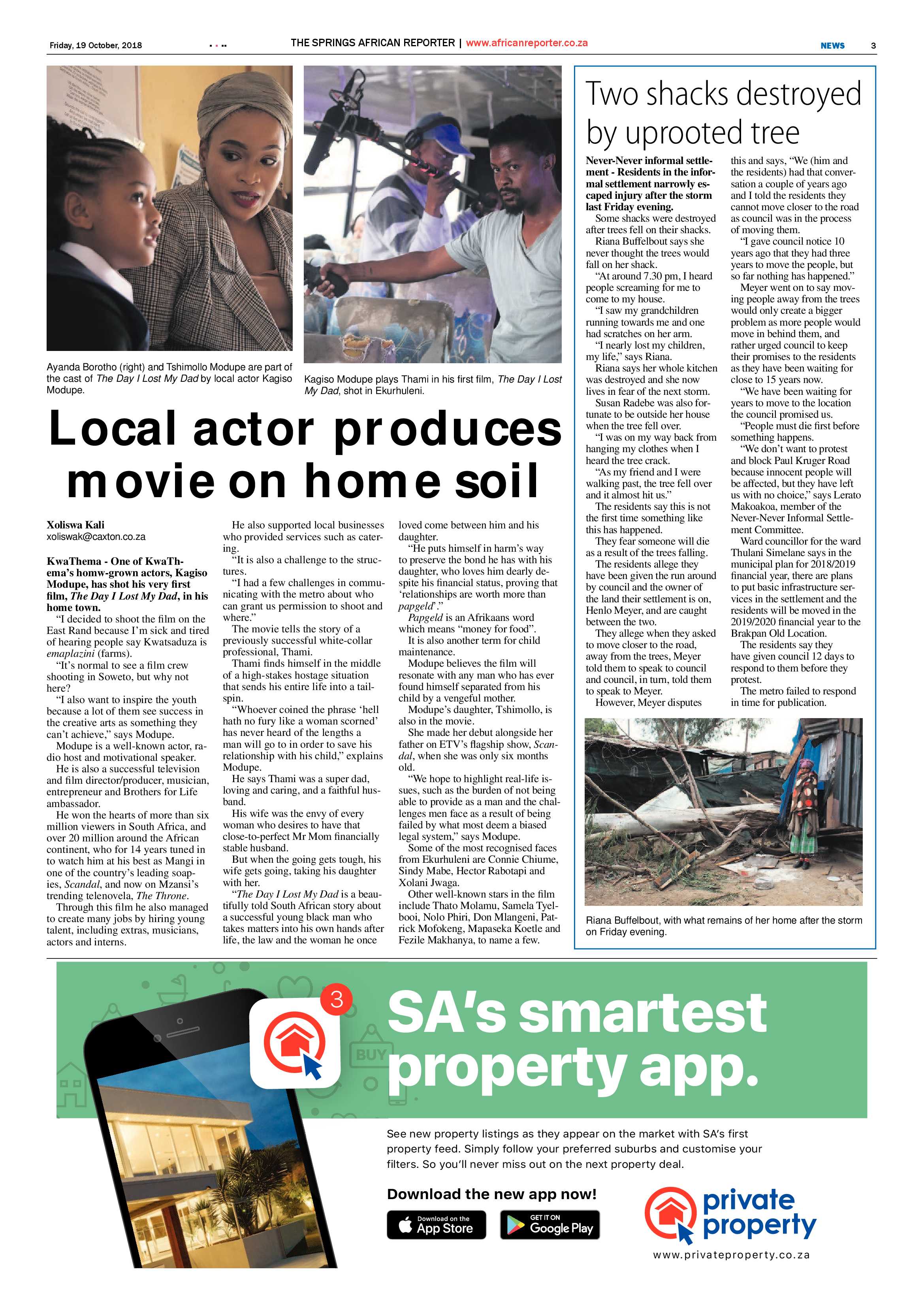 The African Reporter 19 October 2018 page 3