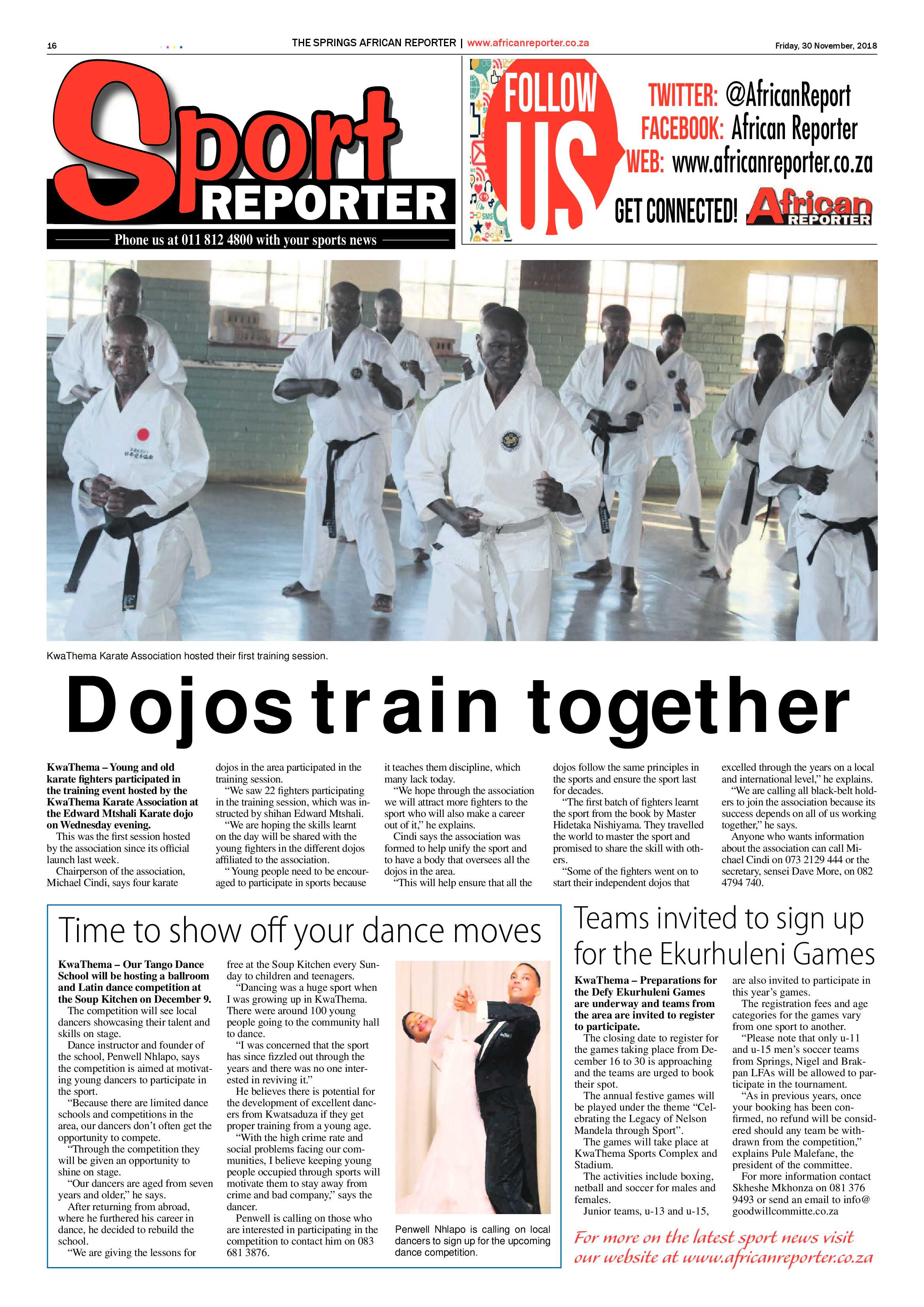 The African Reporter 30 November 2018 page 16