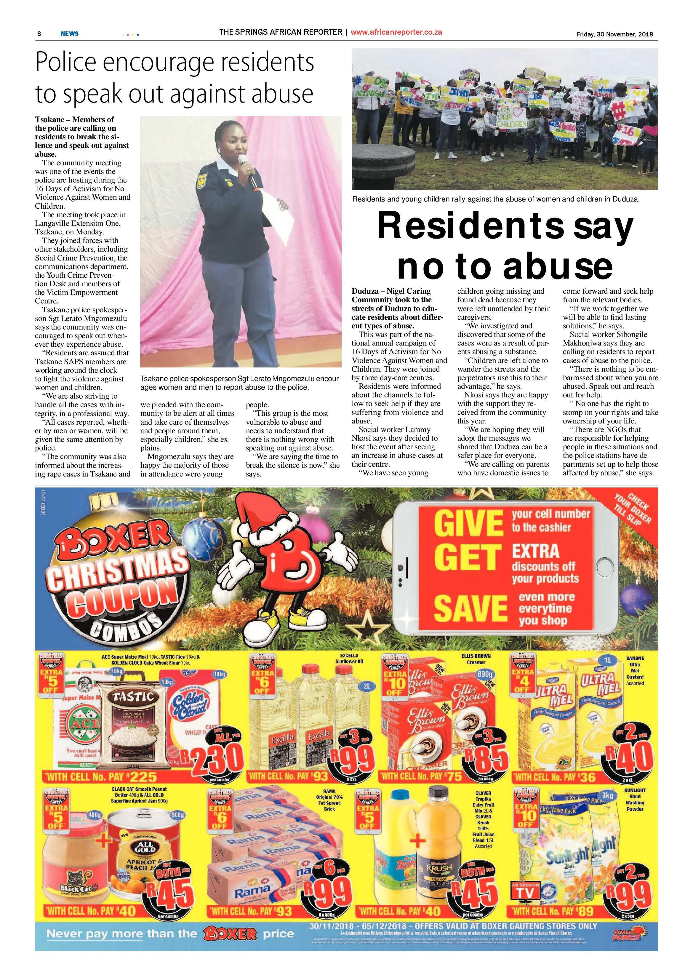 The African Reporter 30 November 2018 page 8